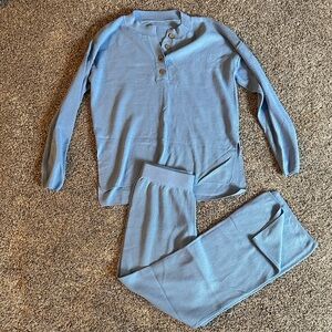 Blue color lounge set